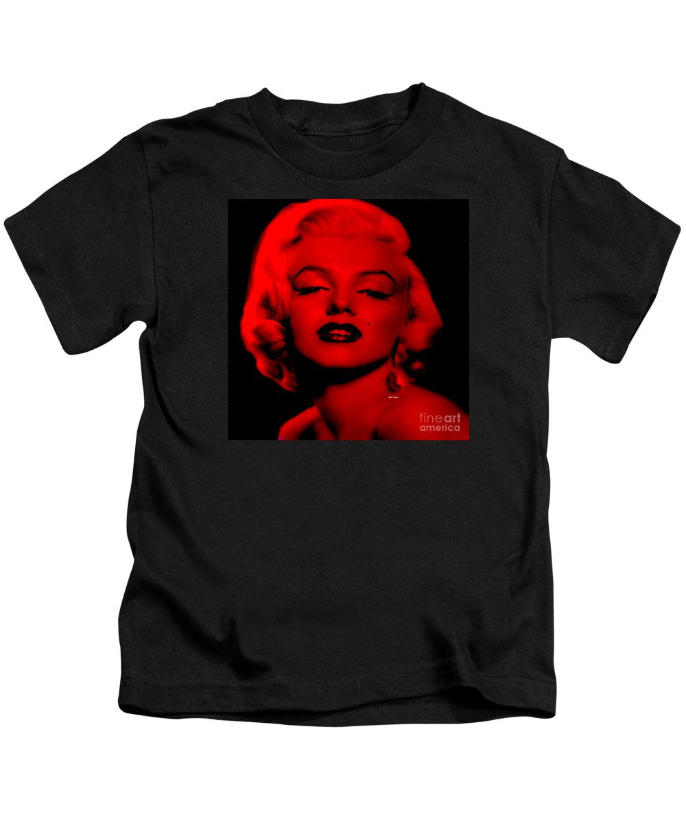 T-shirt pour enfant - Marilyn Monroe en rouge. Pop Art