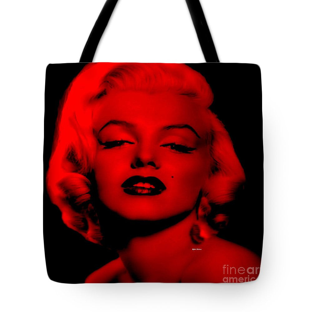 Tote Bag - Marilyn Monroe In Red. Pop Art