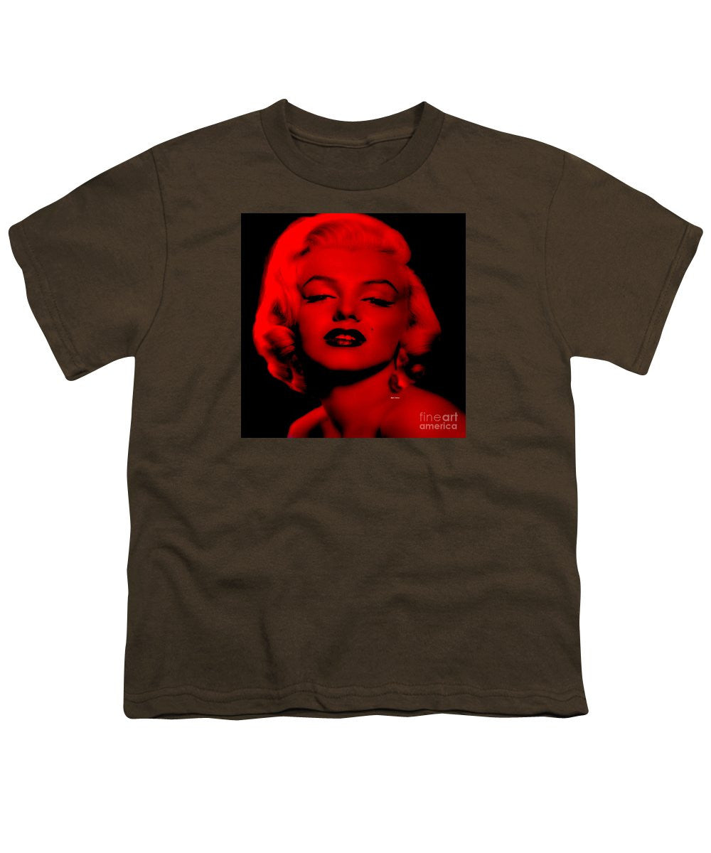 Youth T-Shirt - Marilyn Monroe In Red. Pop Art