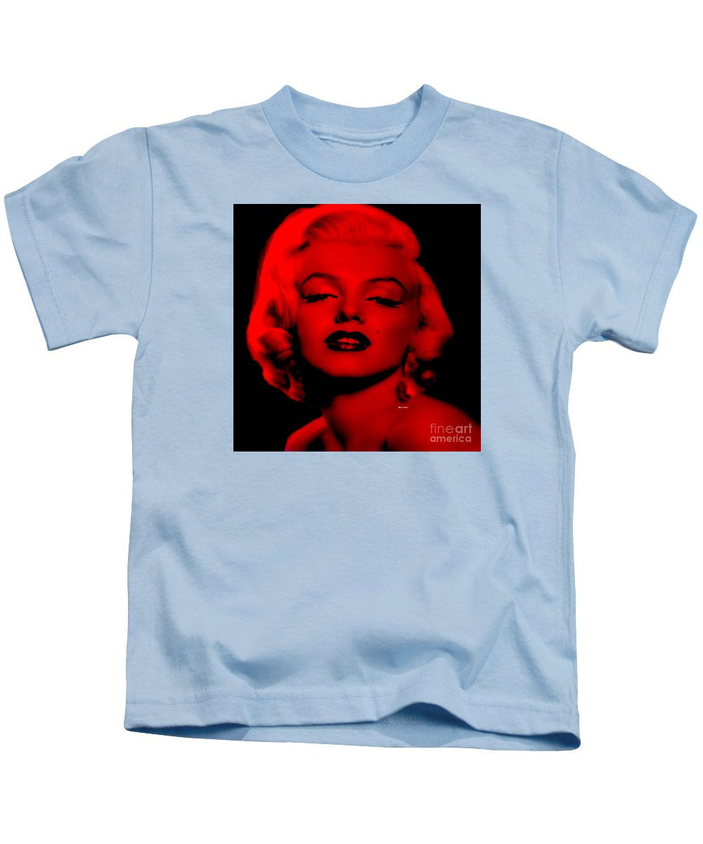 T-shirt pour enfant - Marilyn Monroe en rouge. Pop Art