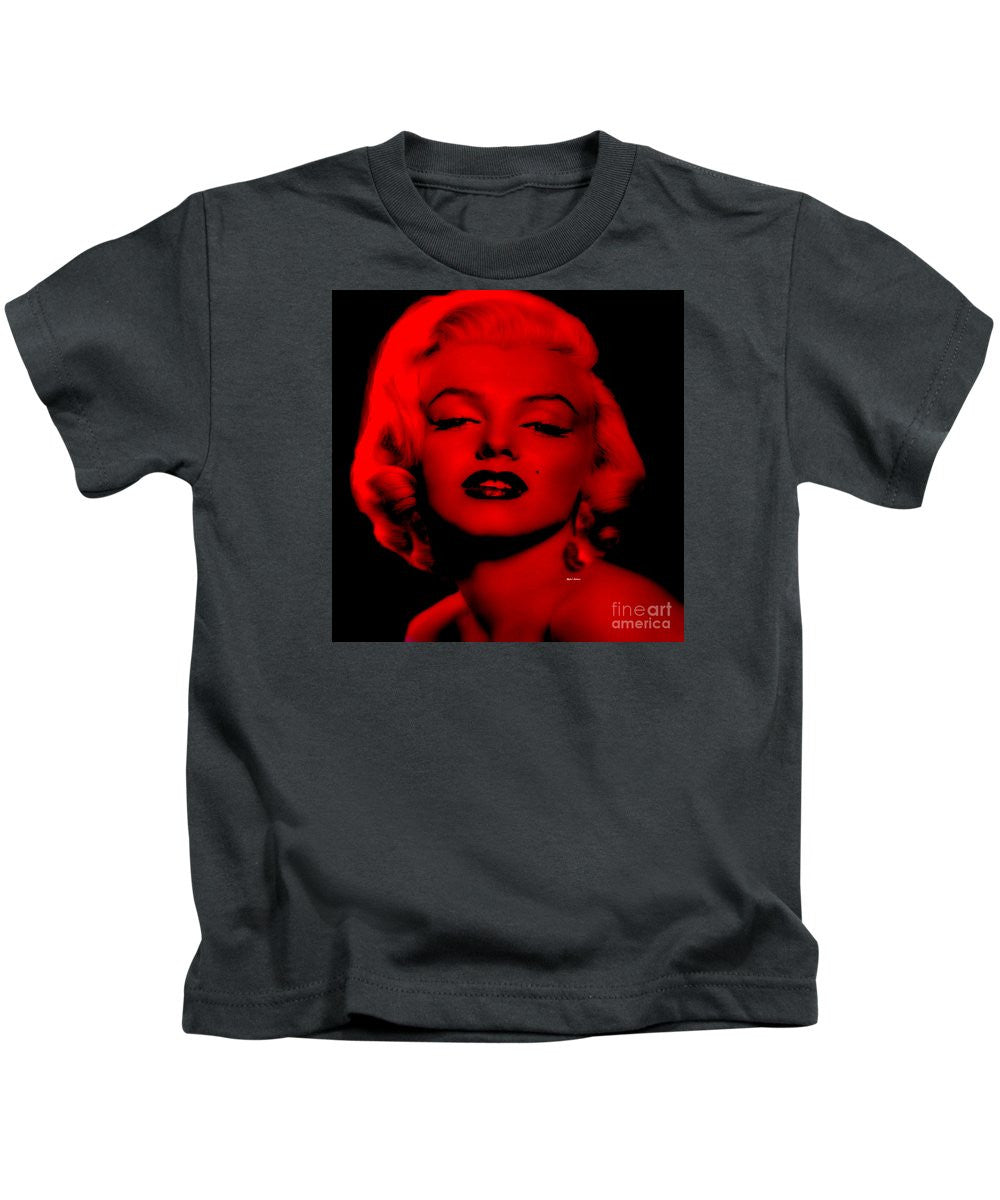 T-shirt pour enfant - Marilyn Monroe en rouge. Pop Art