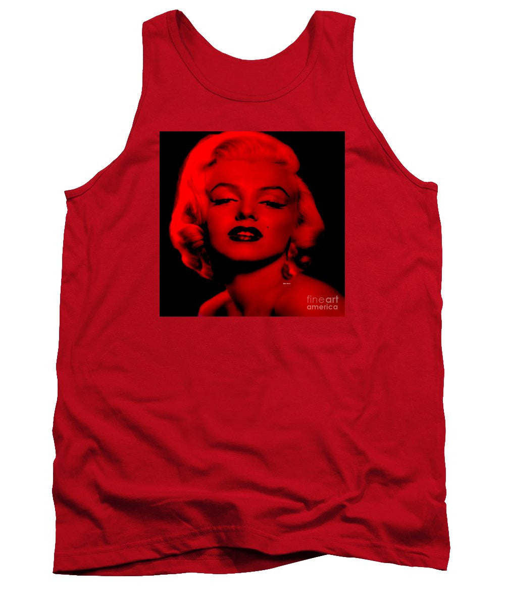 Tank Top - Marilyn Monroe In Red. Pop Art