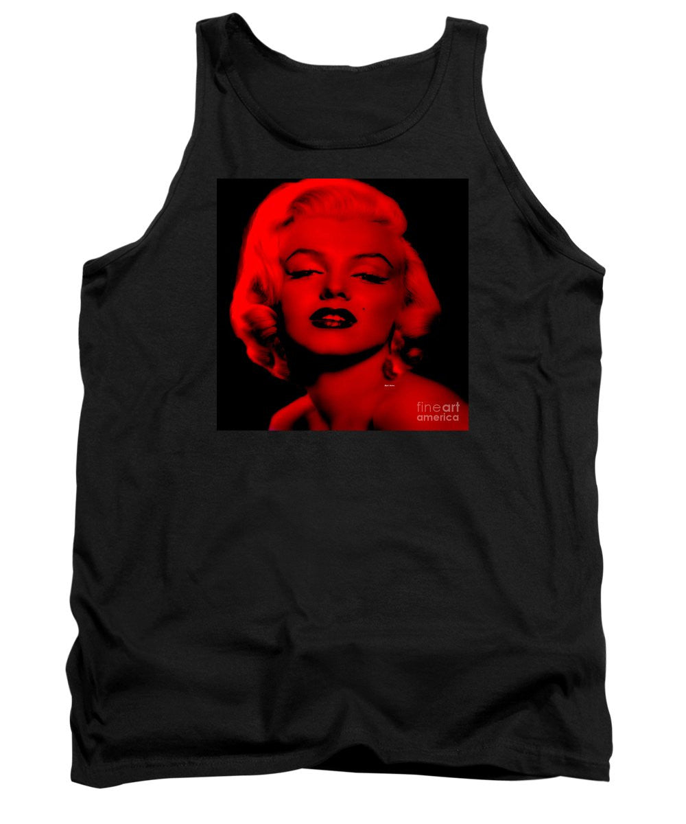 Tank Top - Marilyn Monroe In Red. Pop Art