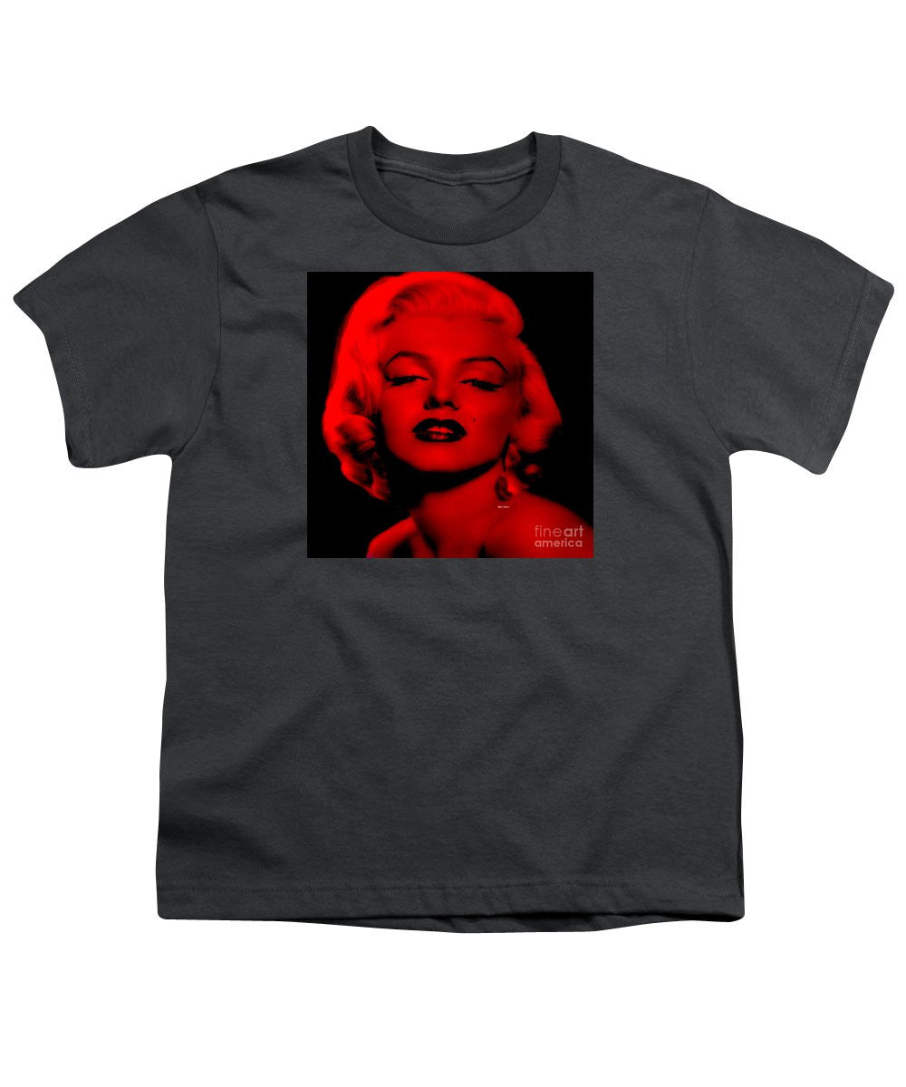 Youth T-Shirt - Marilyn Monroe In Red. Pop Art