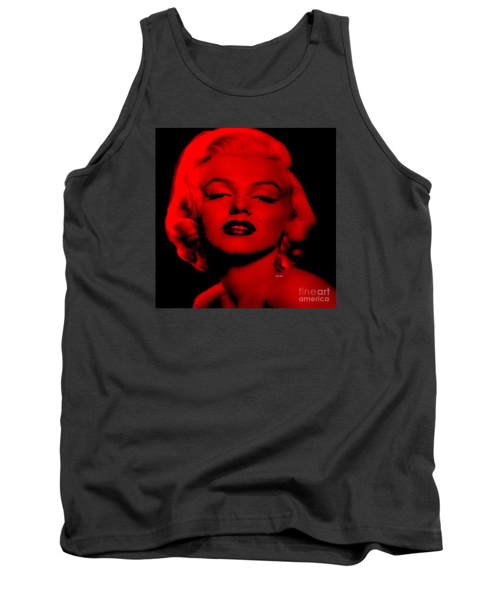 Tank Top - Marilyn Monroe In Red. Pop Art