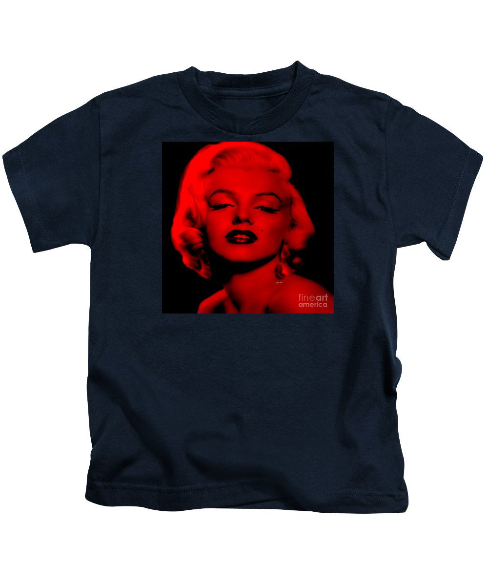 T-shirt pour enfant - Marilyn Monroe en rouge. Pop Art