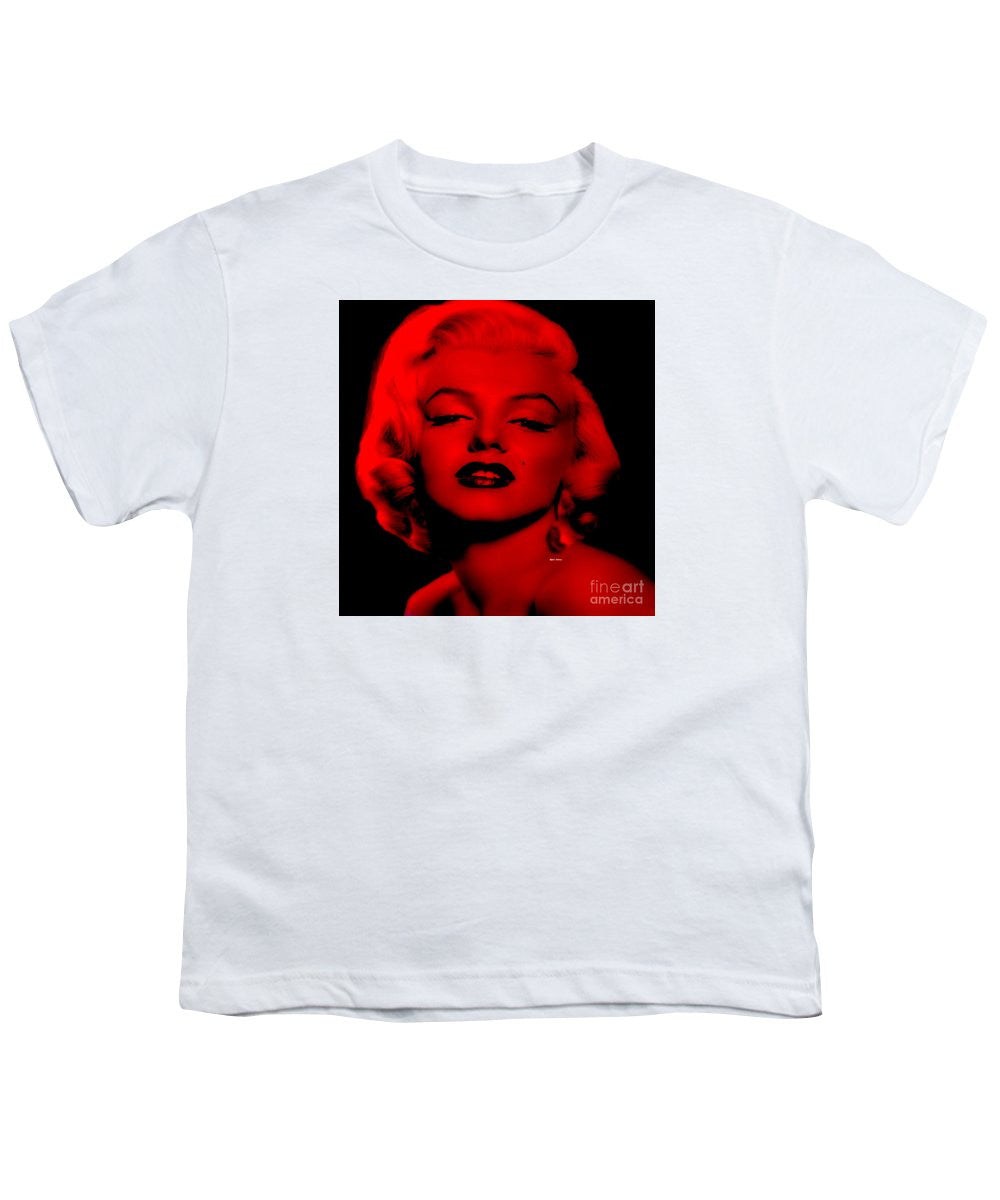 Youth T-Shirt - Marilyn Monroe In Red. Pop Art