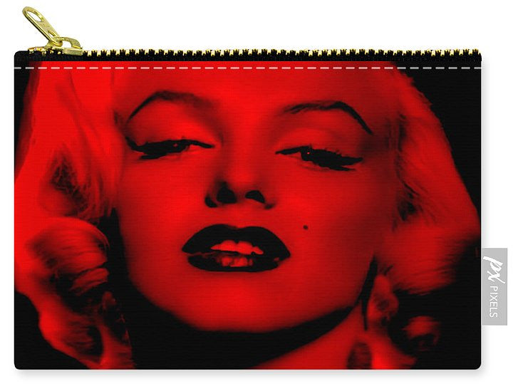 Carry-All Pouch - Marilyn Monroe In Red. Pop Art