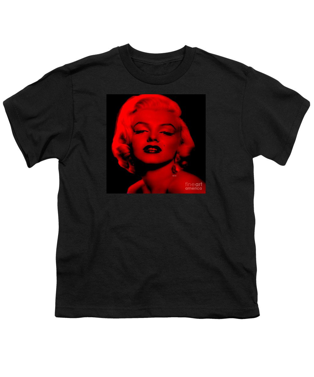 Youth T-Shirt - Marilyn Monroe In Red. Pop Art