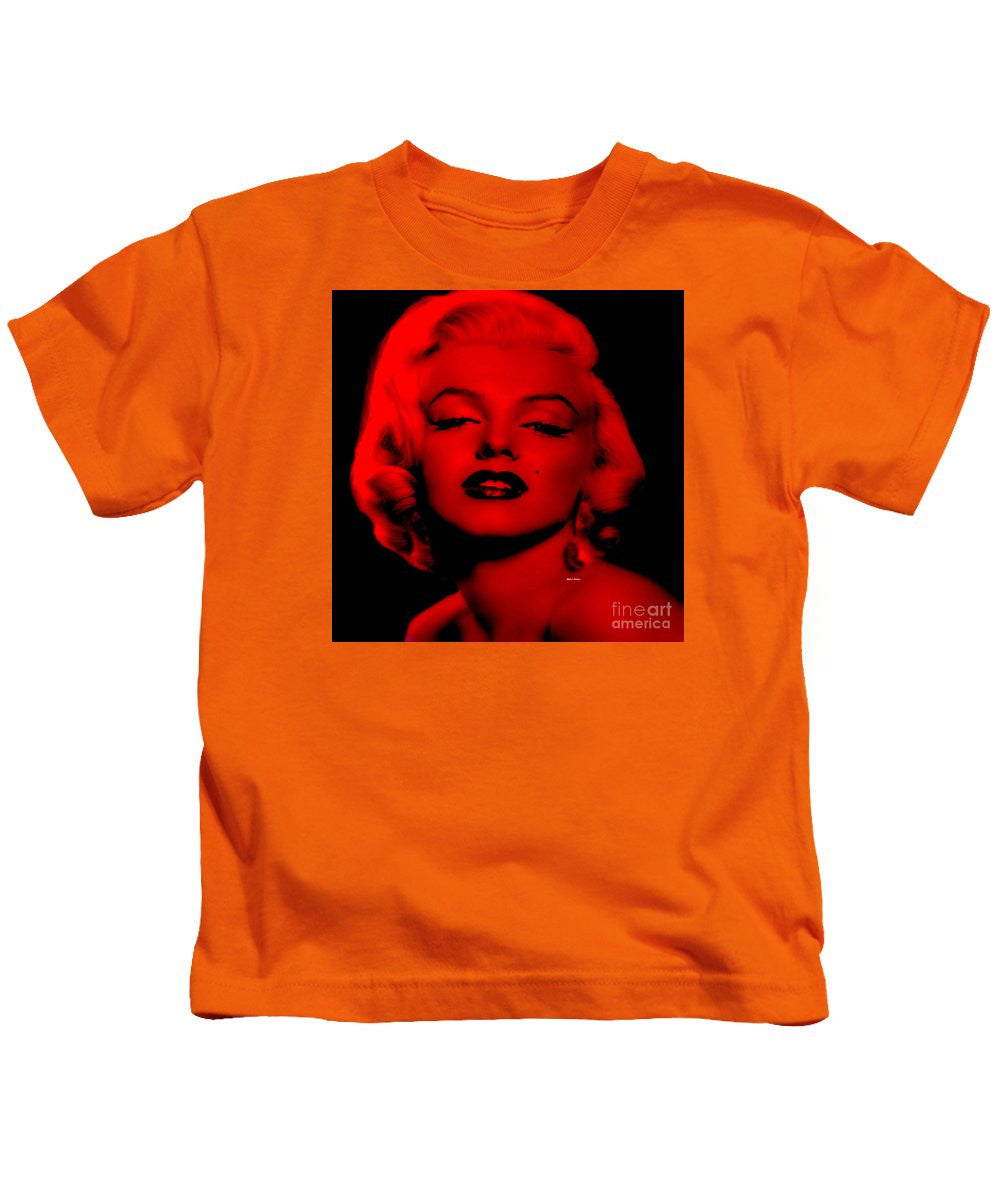 T-shirt pour enfant - Marilyn Monroe en rouge. Pop Art