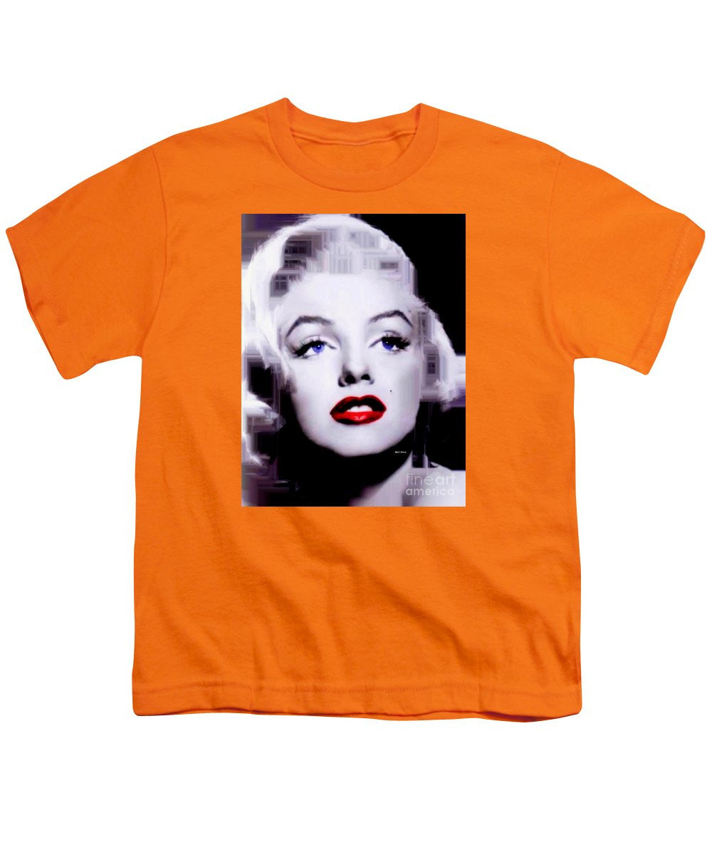 Youth T-Shirt - Marilyn Monroe In Black And White. Pop Art