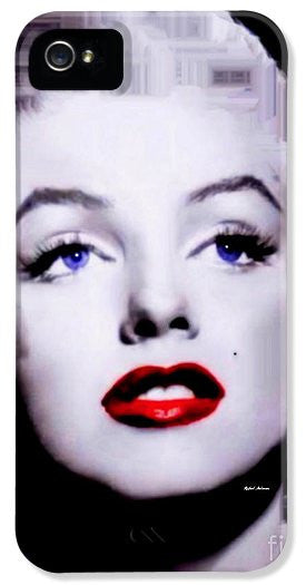 Phone Case - Marilyn Monroe In Black And White. Pop Art
