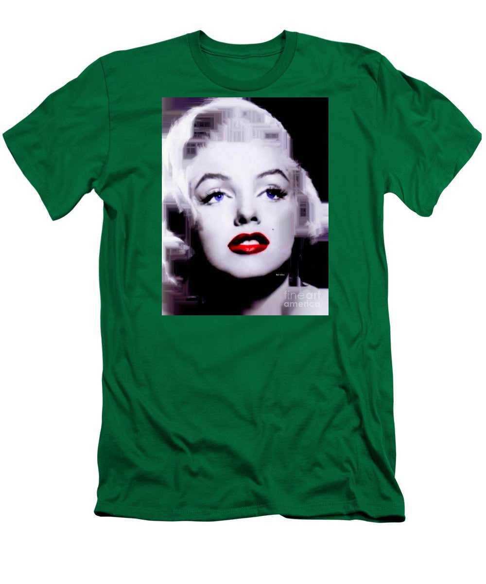 Men's T-Shirt (Slim Fit) - Marilyn Monroe In Black And White. Pop Art