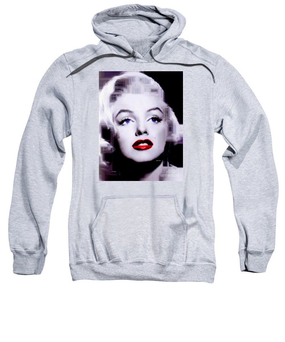 Sweat-shirt - Marilyn Monroe en noir et blanc. Pop Art