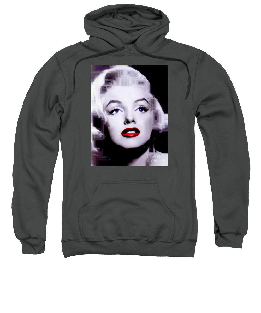 Sweat-shirt - Marilyn Monroe en noir et blanc. Pop Art