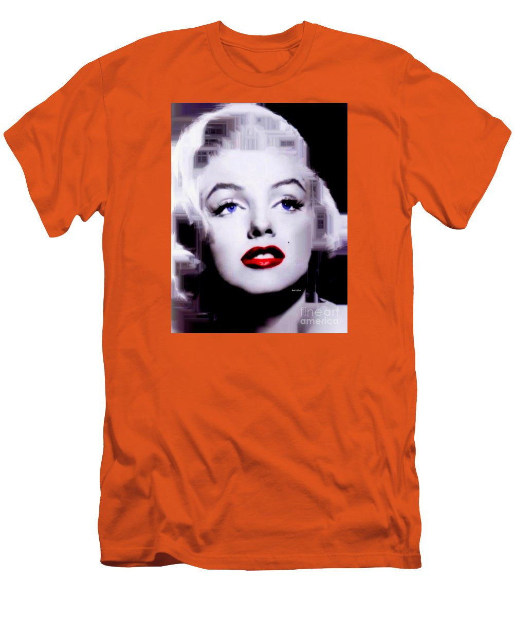 Men's T-Shirt (Slim Fit) - Marilyn Monroe In Black And White. Pop Art