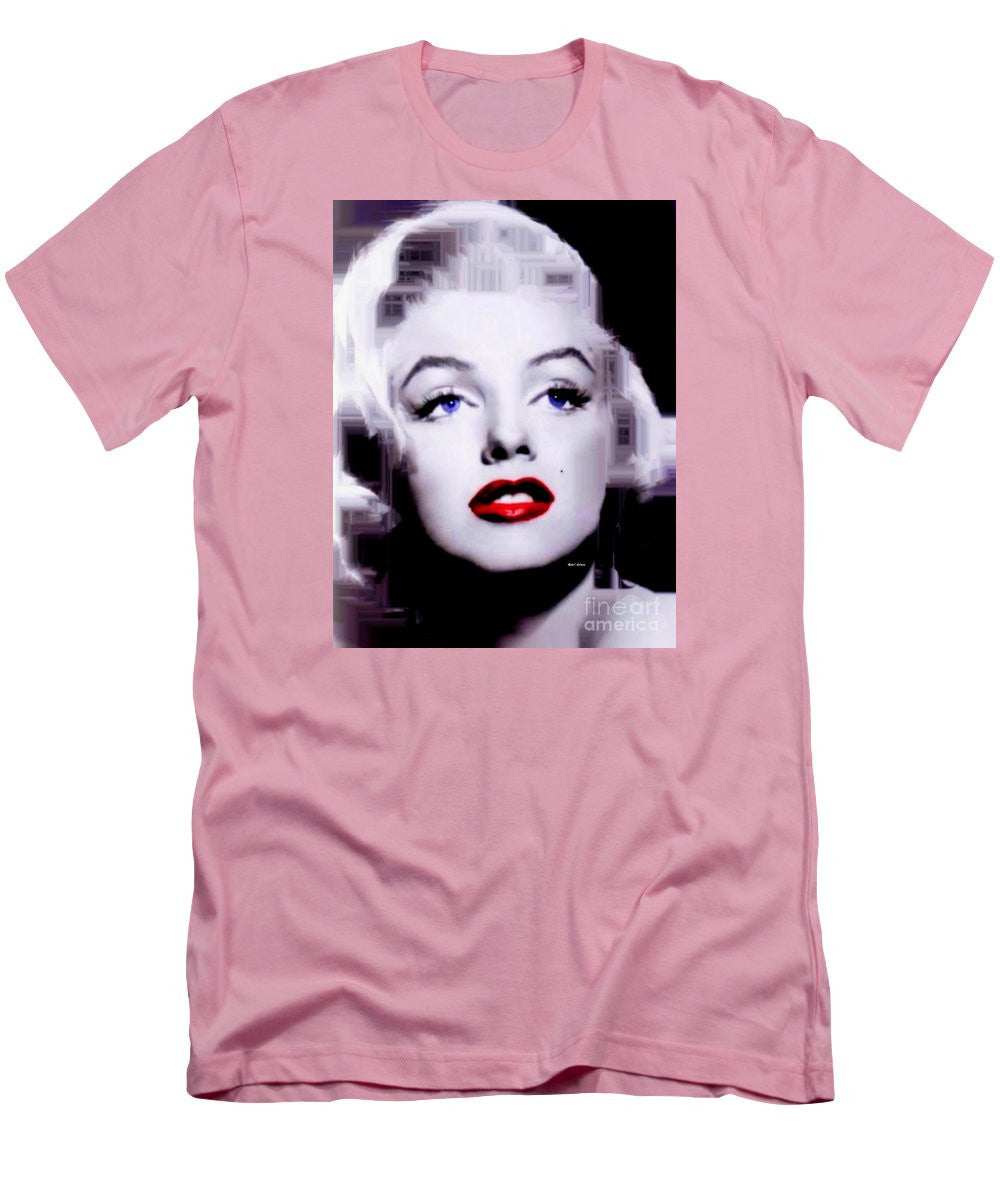 Men's T-Shirt (Slim Fit) - Marilyn Monroe In Black And White. Pop Art