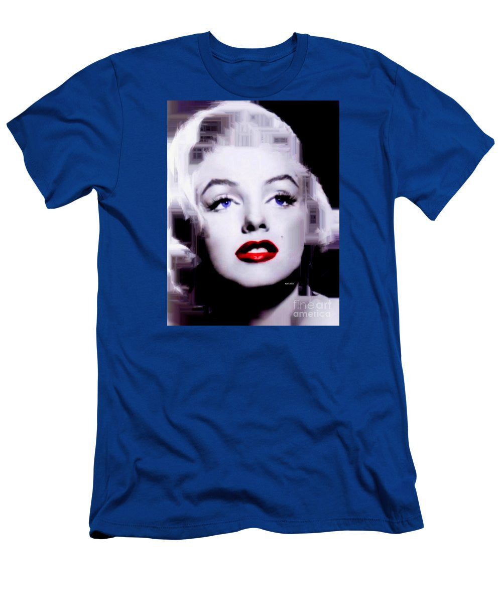 Men's T-Shirt (Slim Fit) - Marilyn Monroe In Black And White. Pop Art