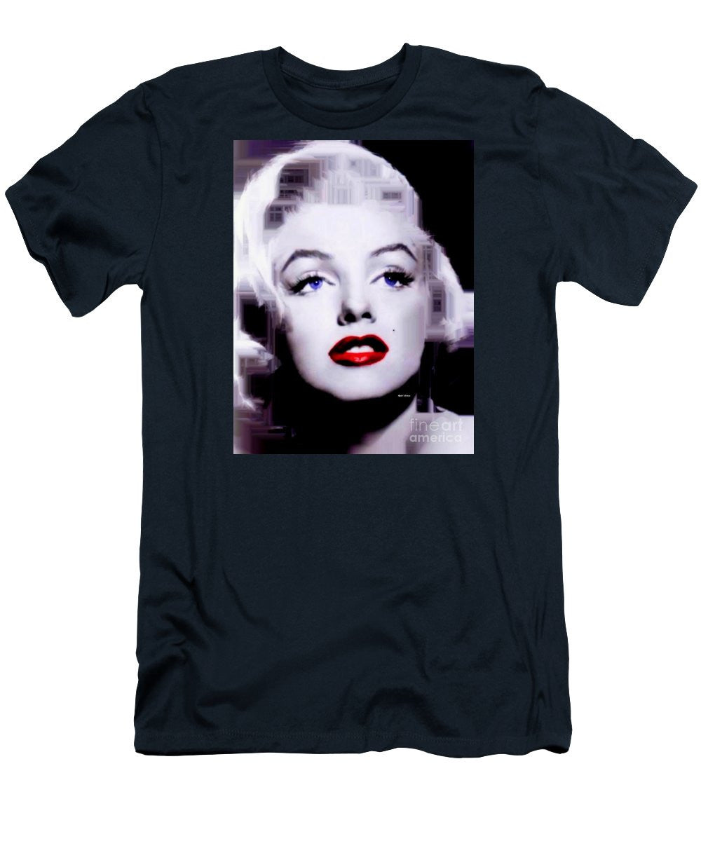 Men's T-Shirt (Slim Fit) - Marilyn Monroe In Black And White. Pop Art