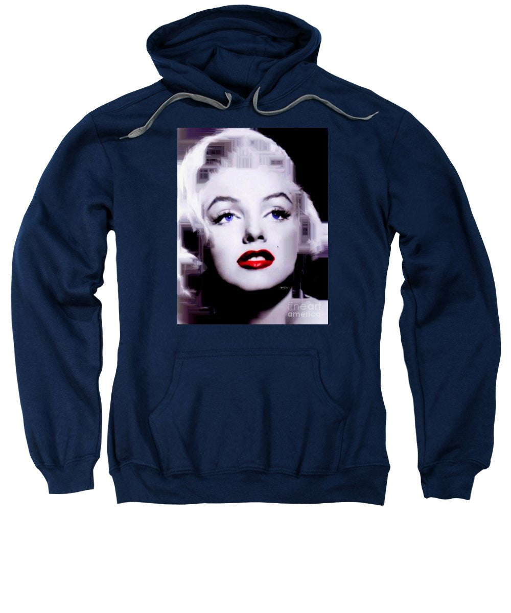 Sweat-shirt - Marilyn Monroe en noir et blanc. Pop Art