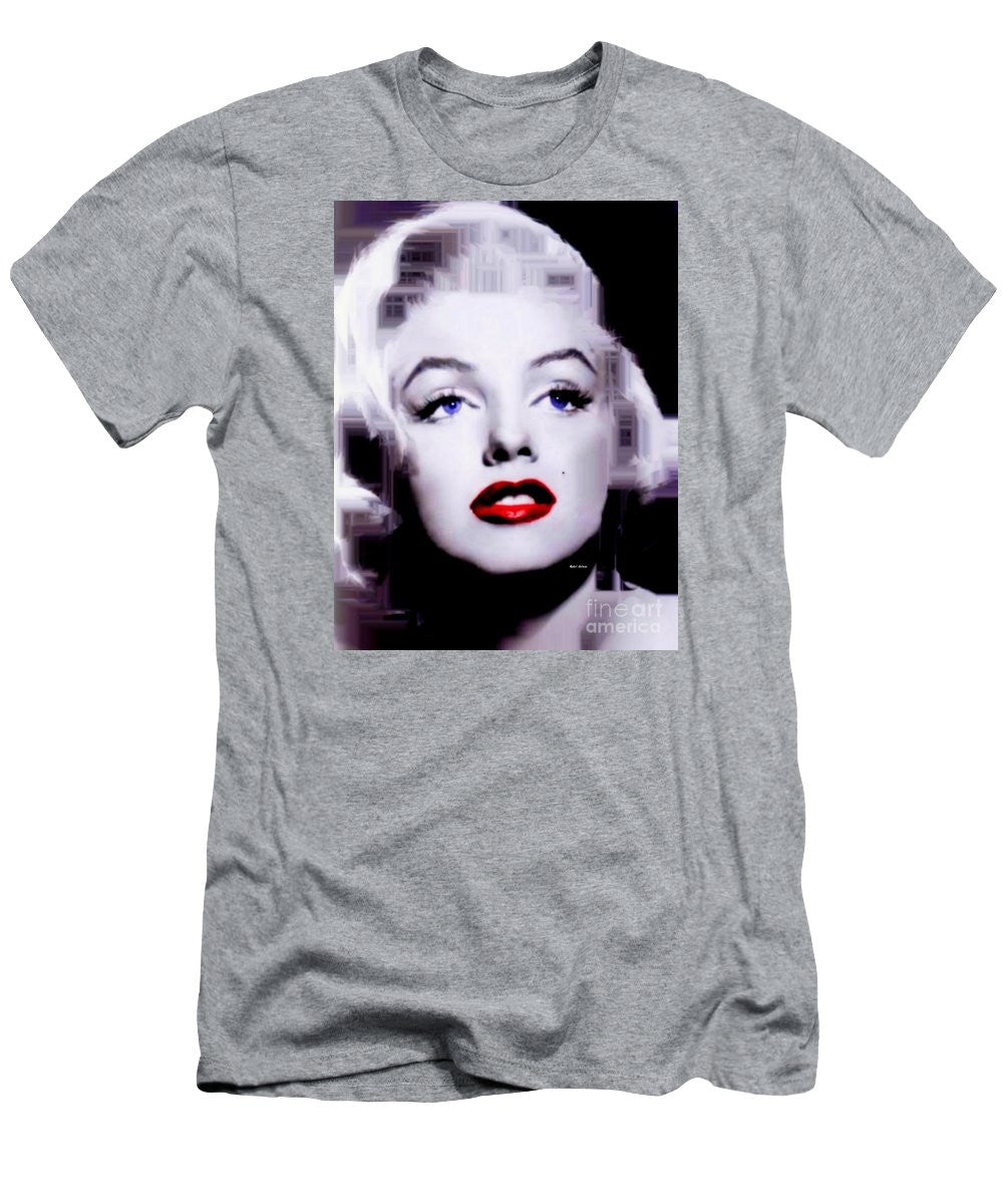 Men's T-Shirt (Slim Fit) - Marilyn Monroe In Black And White. Pop Art