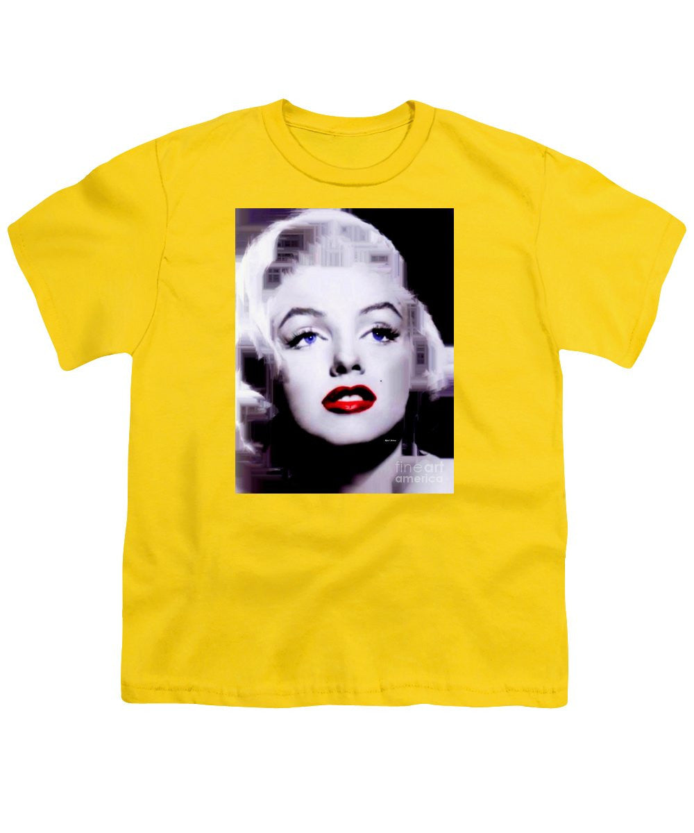 Youth T-Shirt - Marilyn Monroe In Black And White. Pop Art