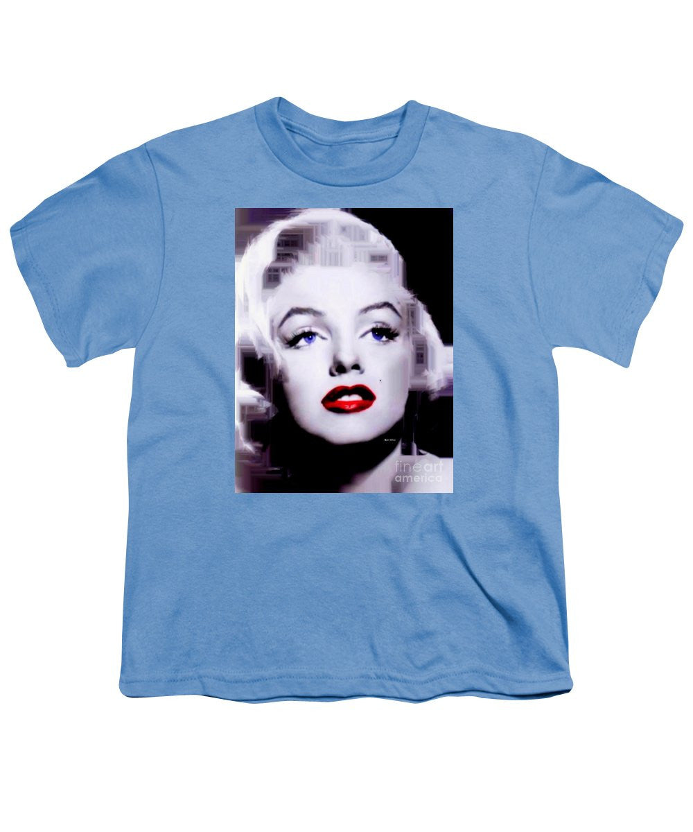 Youth T-Shirt - Marilyn Monroe In Black And White. Pop Art