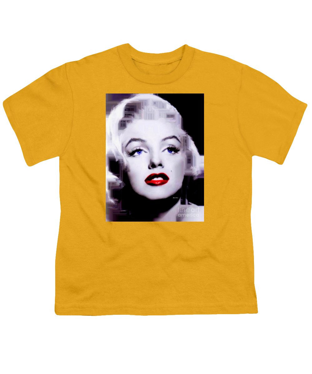 Youth T-Shirt - Marilyn Monroe In Black And White. Pop Art