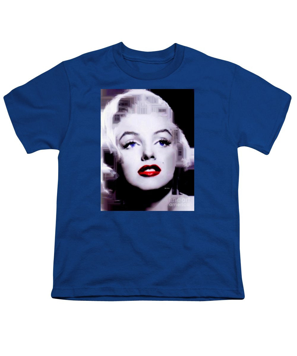 Youth T-Shirt - Marilyn Monroe In Black And White. Pop Art