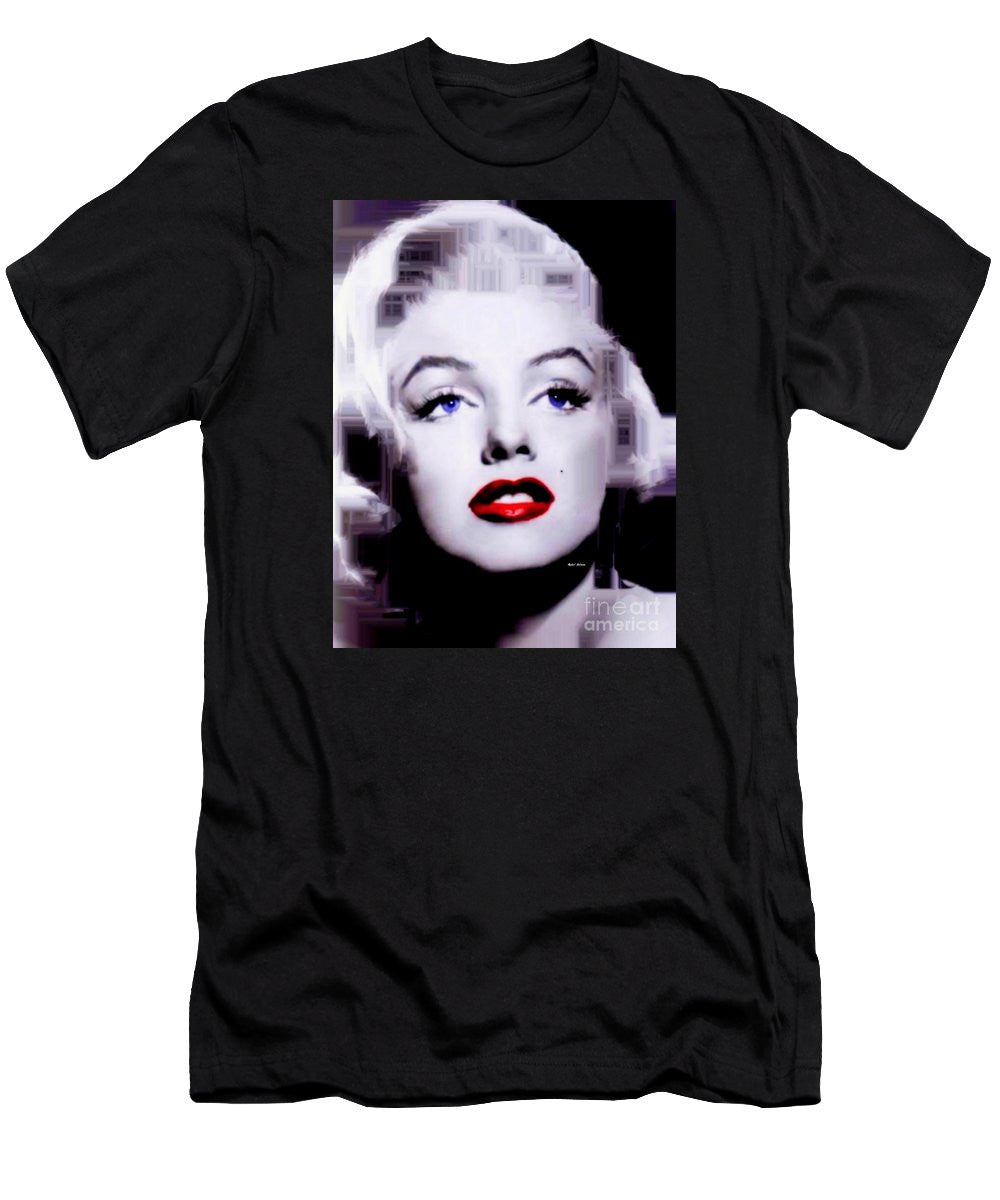 Men's T-Shirt (Slim Fit) - Marilyn Monroe In Black And White. Pop Art