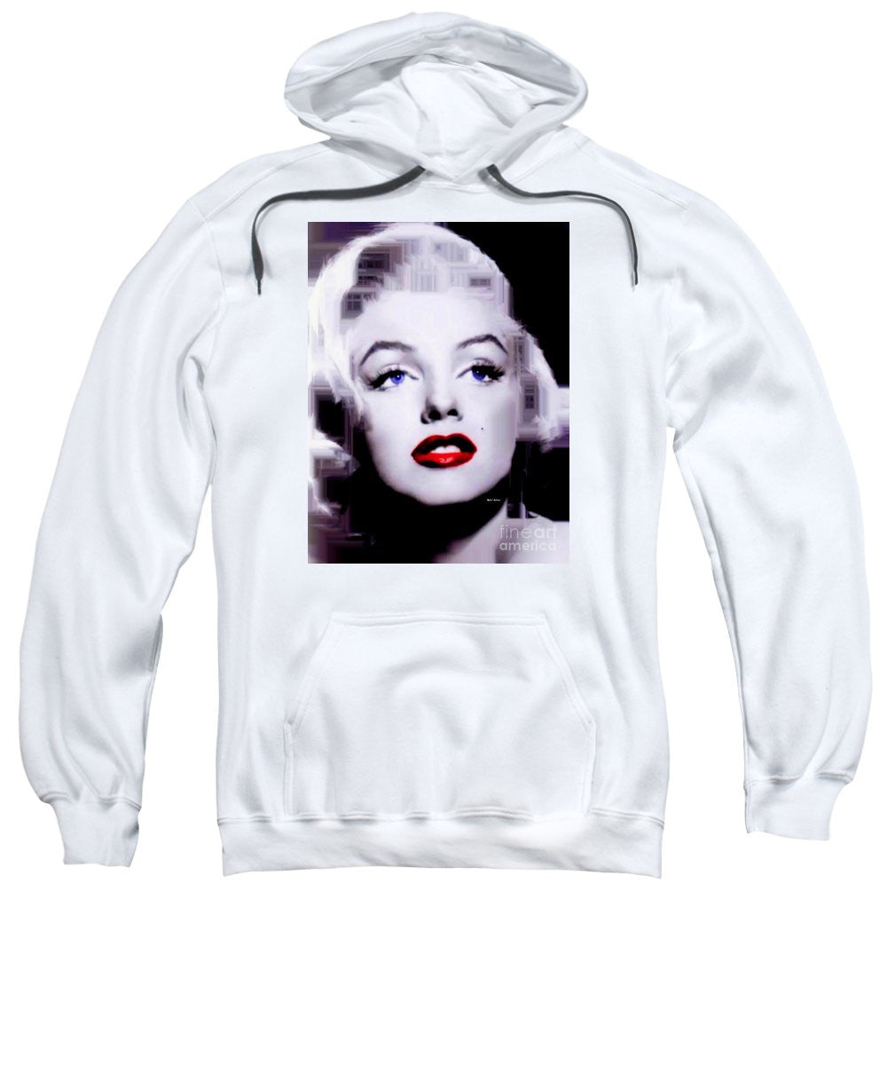 Sweat-shirt - Marilyn Monroe en noir et blanc. Pop Art