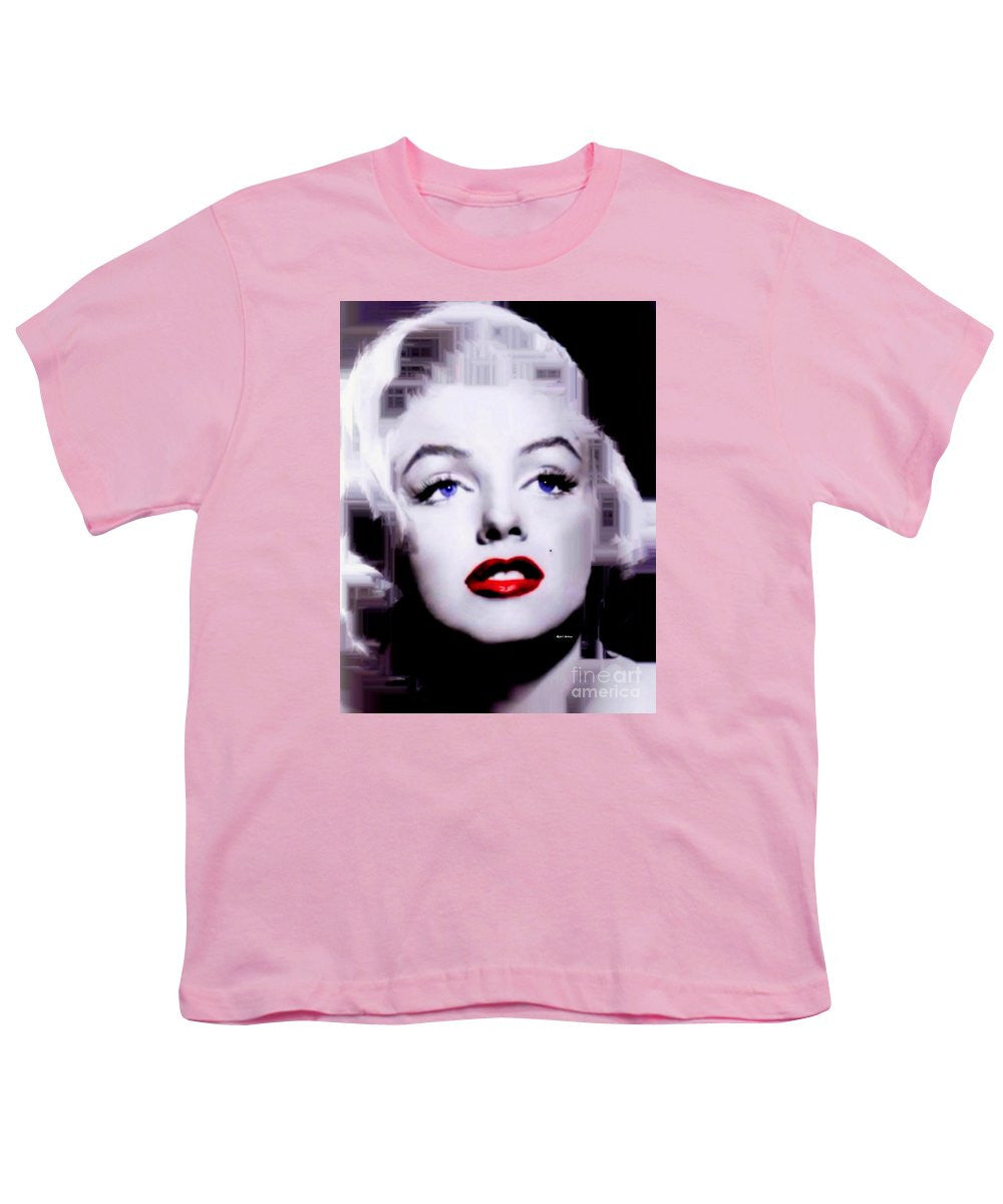 Youth T-Shirt - Marilyn Monroe In Black And White. Pop Art