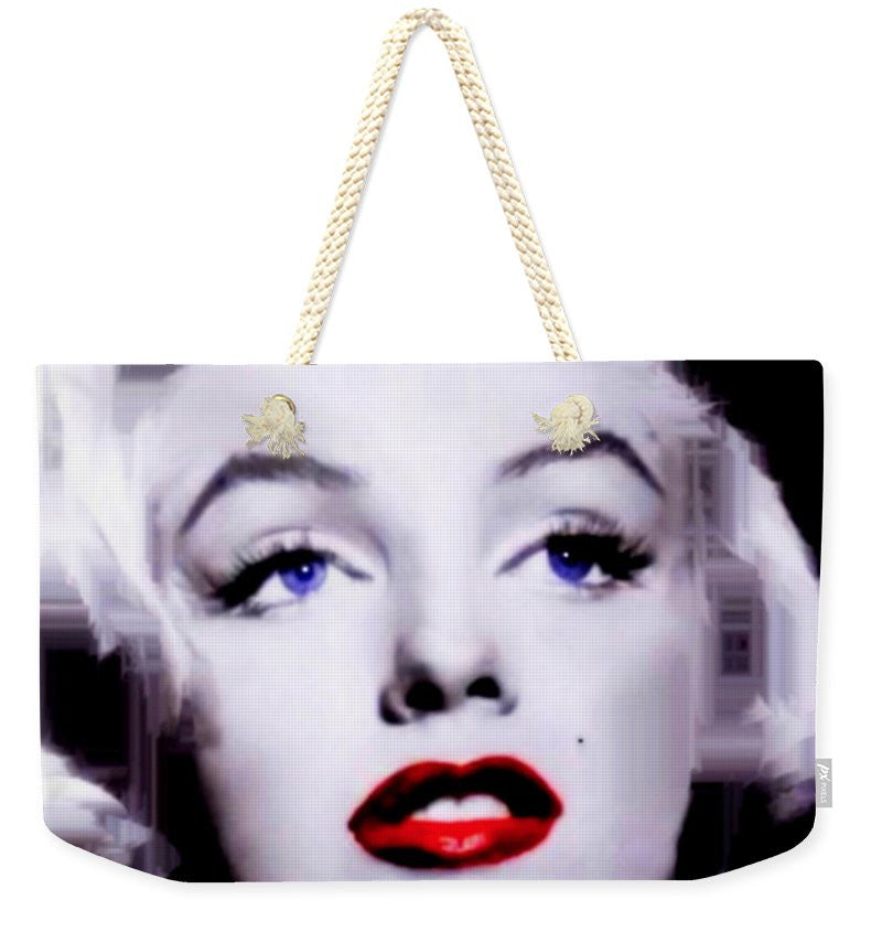 Sac fourre-tout de voyage - Marilyn Monroe en noir et blanc. Pop Art