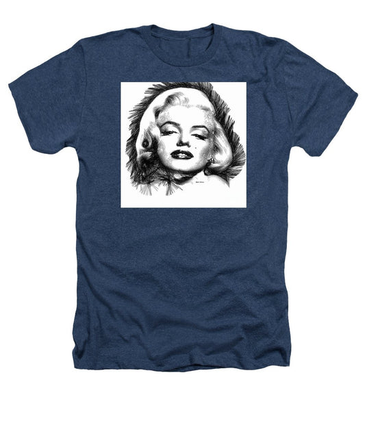 T-shirt Heathers - Marilyn Monroe Sketch en noir et blanc 2