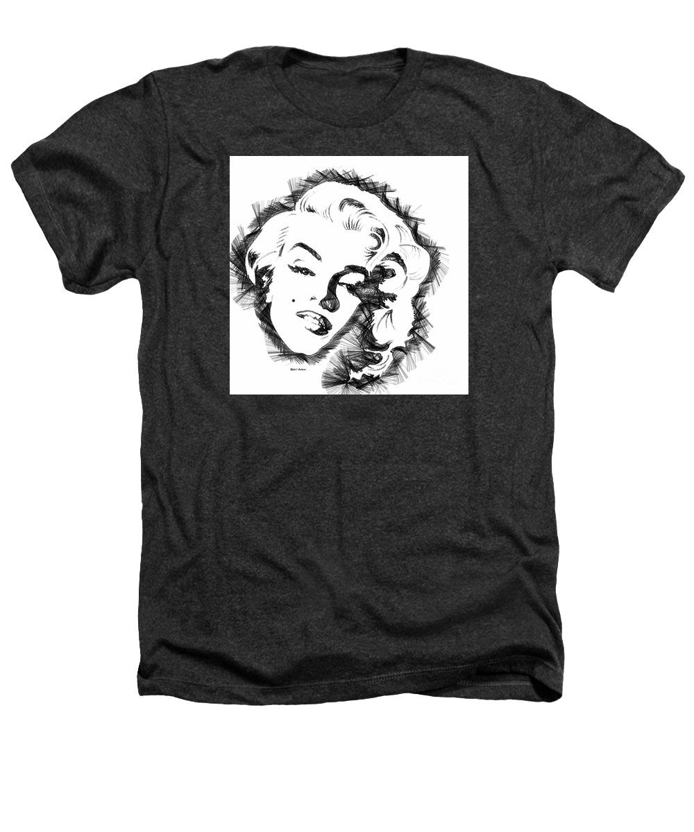 Heathers T-Shirt - Marilyn Monroe Sketch In Black And White