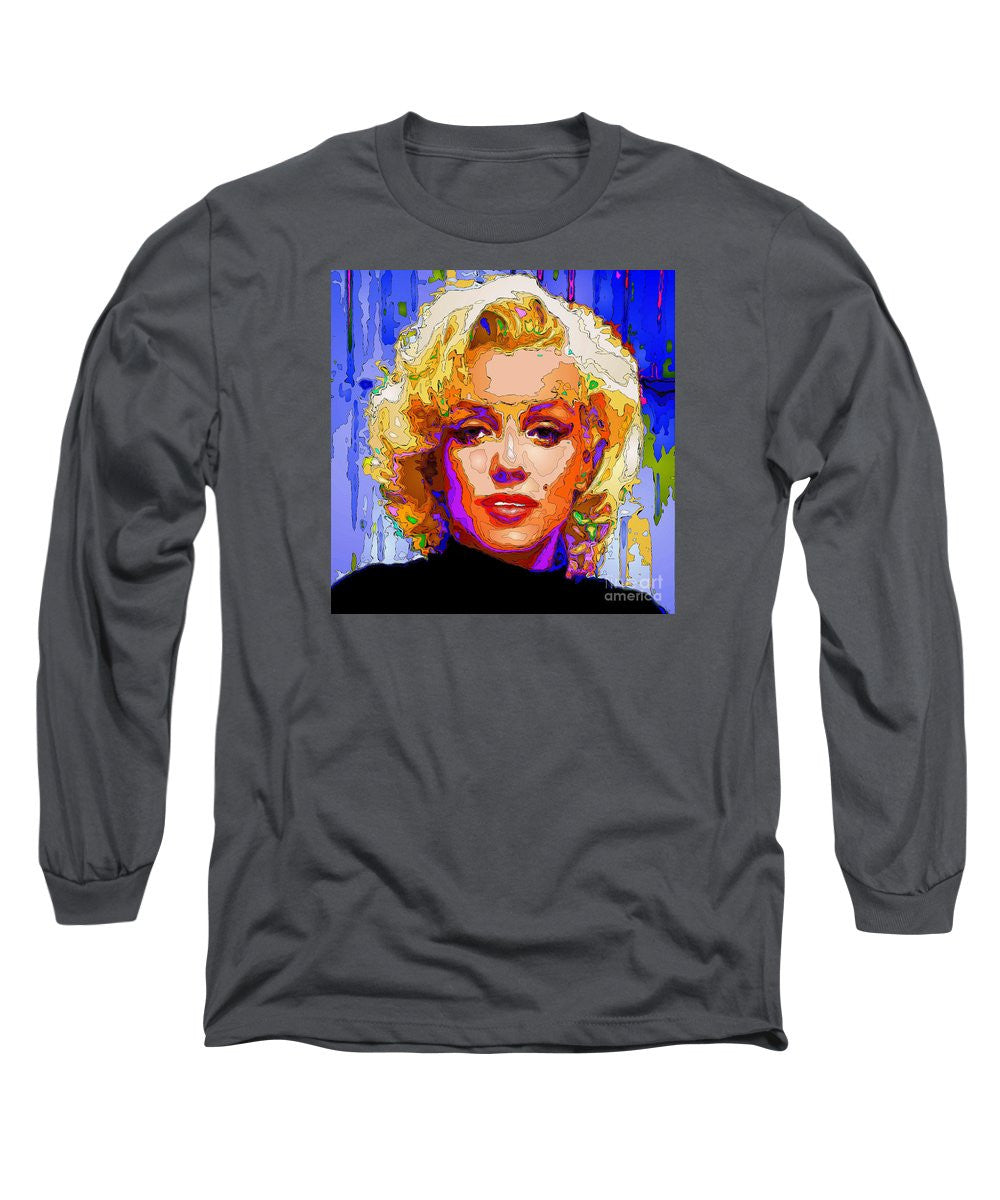 Long Sleeve T-Shirt - Marilyn Monroe. Pop Art