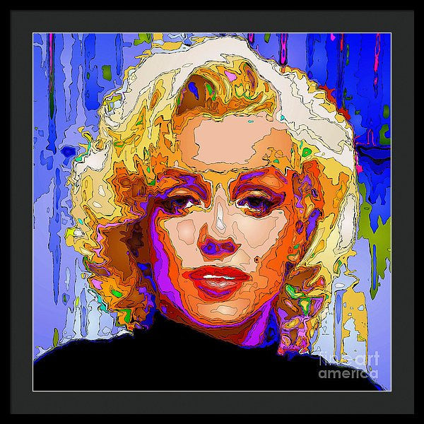 Framed Print - Marilyn Monroe. Pop Art