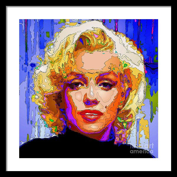 Framed Print - Marilyn Monroe. Pop Art