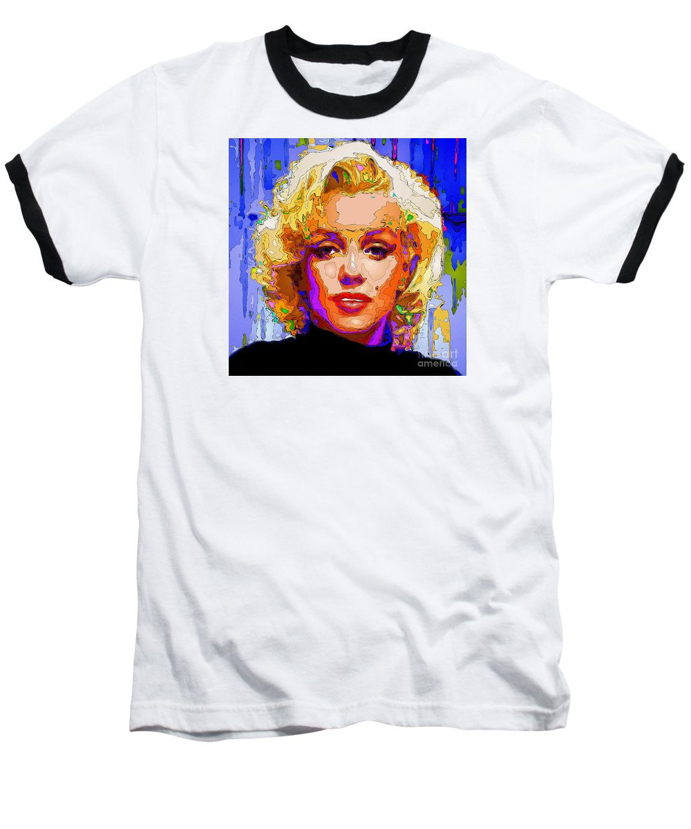 Baseball T-Shirt - Marilyn Monroe. Pop Art