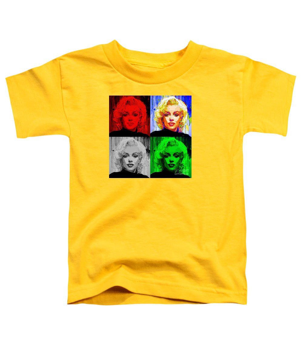 Toddler T-Shirt - Marilyn Monroe - Quad. Pop Art