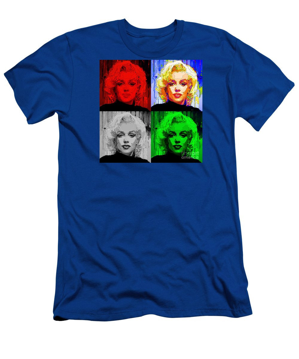 Men's T-Shirt (Slim Fit) - Marilyn Monroe - Quad. Pop Art