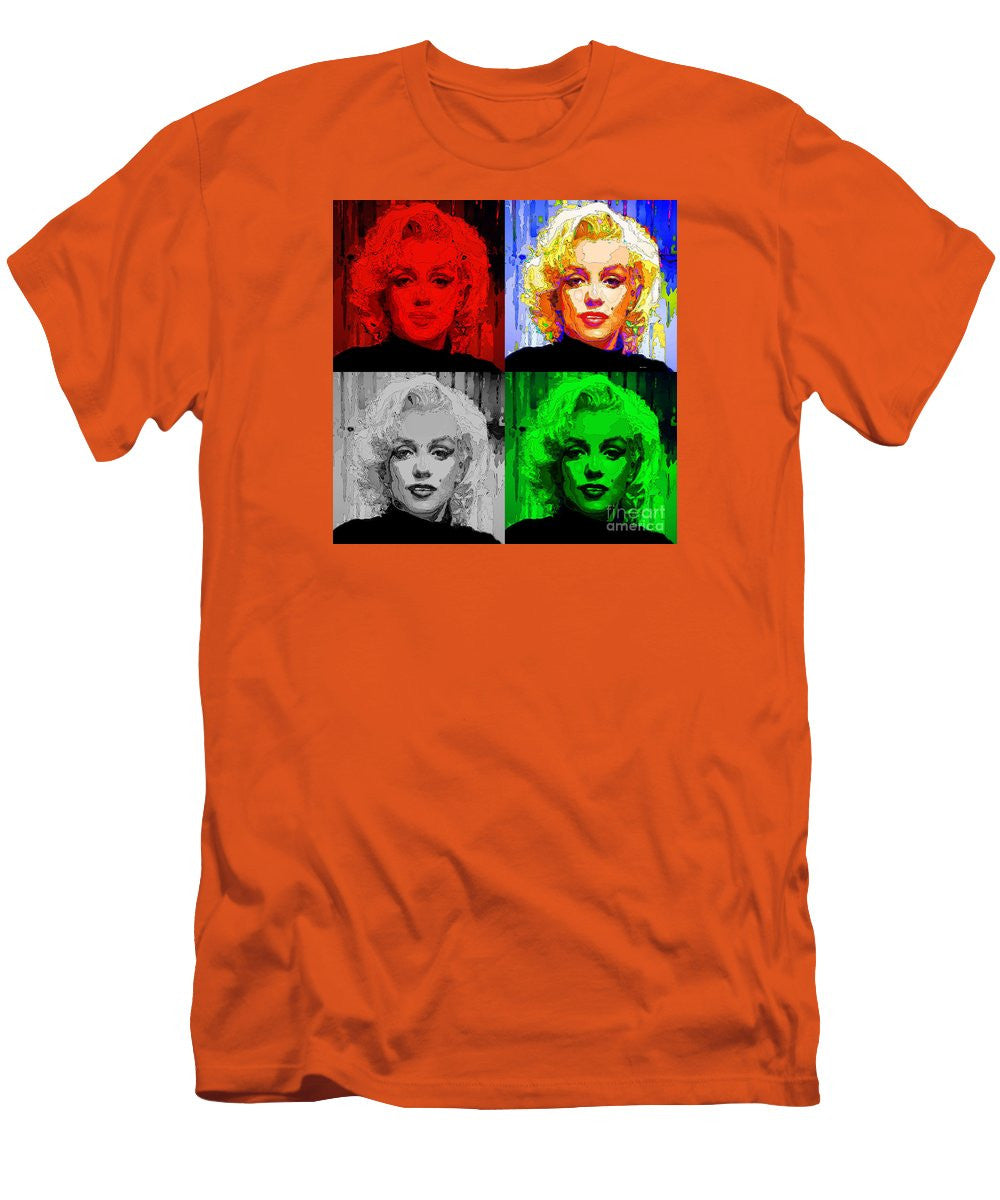 Men's T-Shirt (Slim Fit) - Marilyn Monroe - Quad. Pop Art