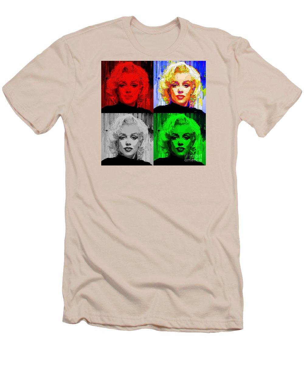 Men's T-Shirt (Slim Fit) - Marilyn Monroe - Quad. Pop Art