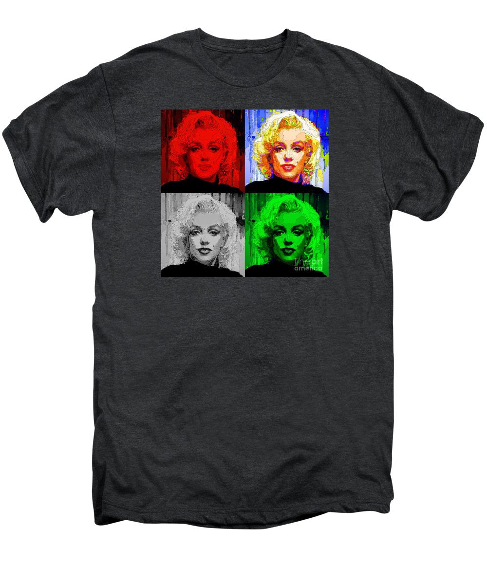 Men's Premium T-Shirt - Marilyn Monroe - Quad. Pop Art