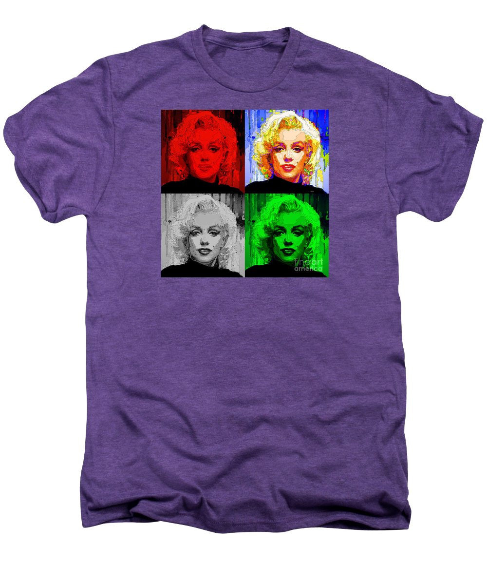 Men's Premium T-Shirt - Marilyn Monroe - Quad. Pop Art