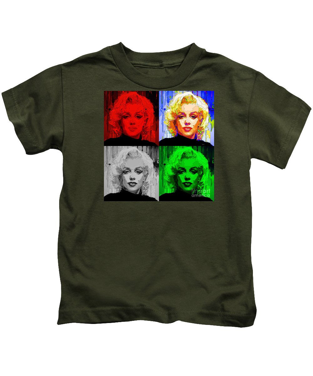 T-shirt pour enfant - Marilyn Monroe - Quad. Pop Art