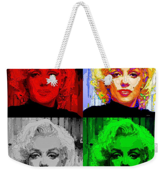 Weekender Tote Bag - Marilyn Monroe - Quad. Pop Art