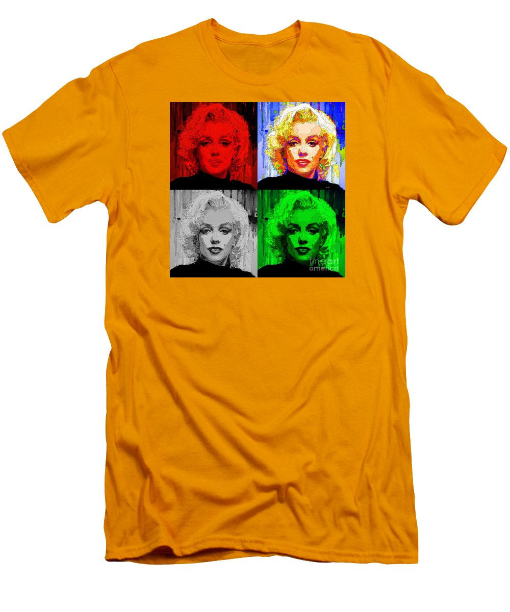 Men's T-Shirt (Slim Fit) - Marilyn Monroe - Quad. Pop Art