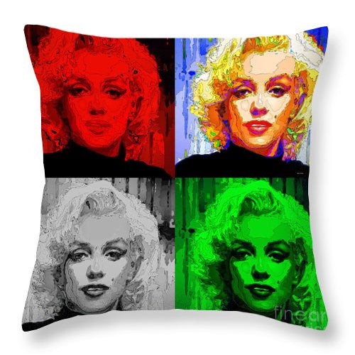 Throw Pillow - Marilyn Monroe - Quad. Pop Art