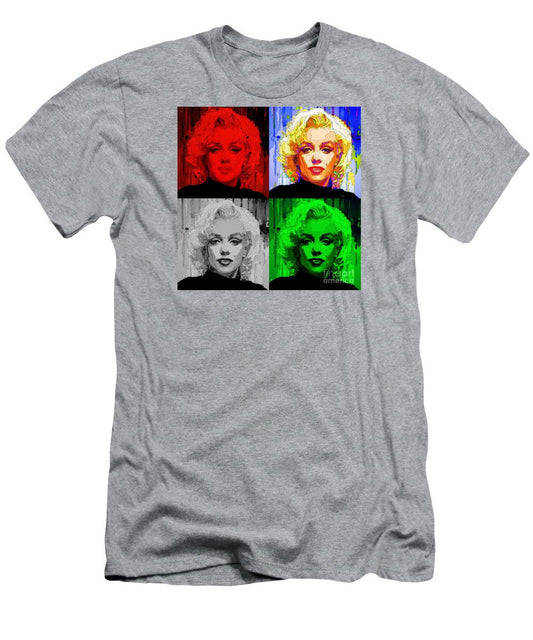 Men's T-Shirt (Slim Fit) - Marilyn Monroe - Quad. Pop Art